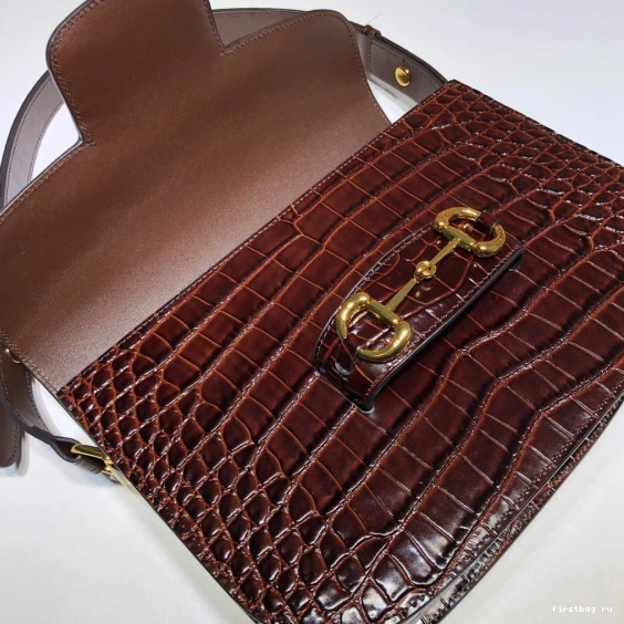 First bag ru GUCCI bag shoulder Horsebit 1955 0710